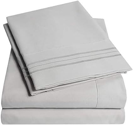 1500 Supreme Collection Bed Sheets Set - Luxury Hotel Style 4 Piece Extra Soft Sheet Set - Deep P... | Amazon (US)