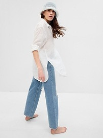 Linen Weekend Tunic Shirt | Gap (US)
