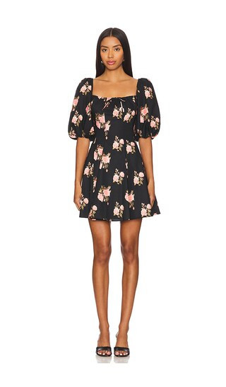 Selkie The Mini Day Dress in Black. - size S | Revolve Clothing (Global)