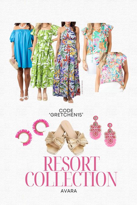 The new resort collection is so beautiful! These stunning patterns and bright pops of color will help kick off your Spring wardrobe and also be perfect for Summer time and Spring Break! Code GRETCHEN15 will save you extra! 

#LTKGiftGuide #LTKSpringSale #LTKsalealert
