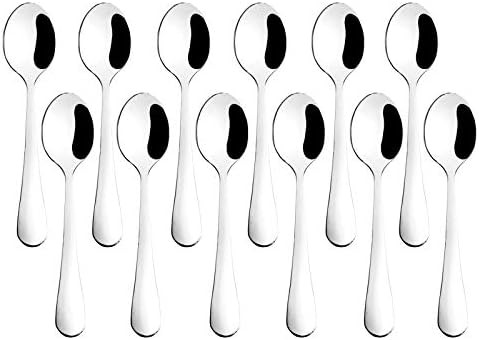 Hiware 12-Piece Demitasse Espresso Spoons, 4 Inches Stainless Steel Mini Coffee Spoons | Amazon (US)