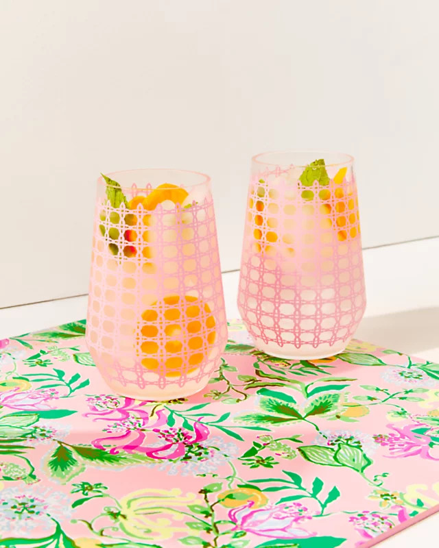 Acrylic Wine Glass Set | Lilly Pulitzer | Lilly Pulitzer