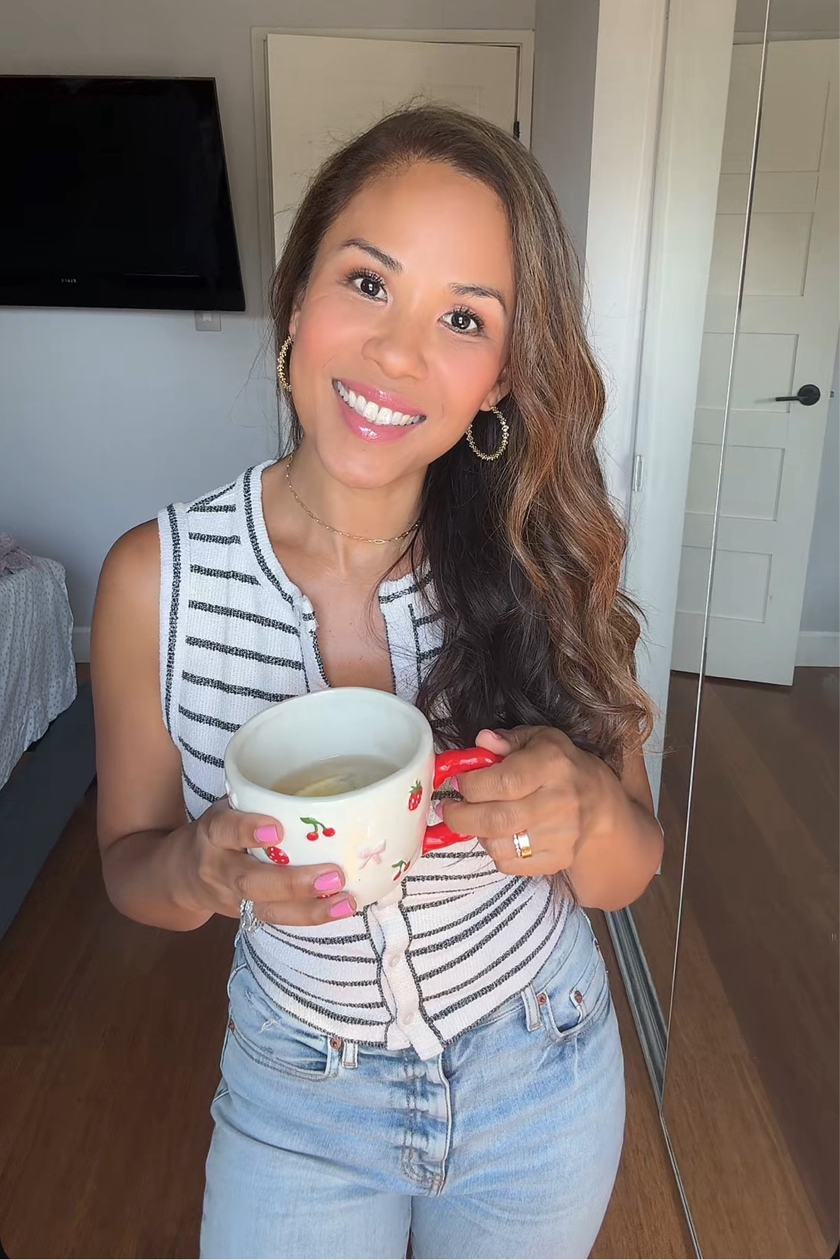 casual summer outfit - loving this striped button down top! It gets so many compliments! #summeroutfit #airportoutfit #casualoutfit

#LTKSaleAlert #LTKStyleTip #LTKFindsUnder50