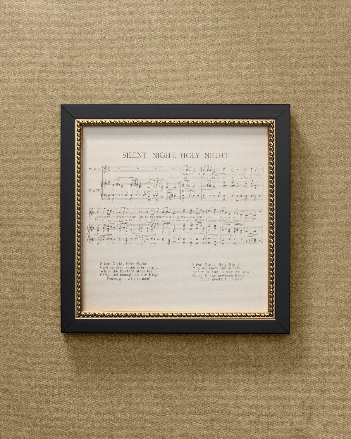 Silent Night Hymn Art | McGee & Co. (US)