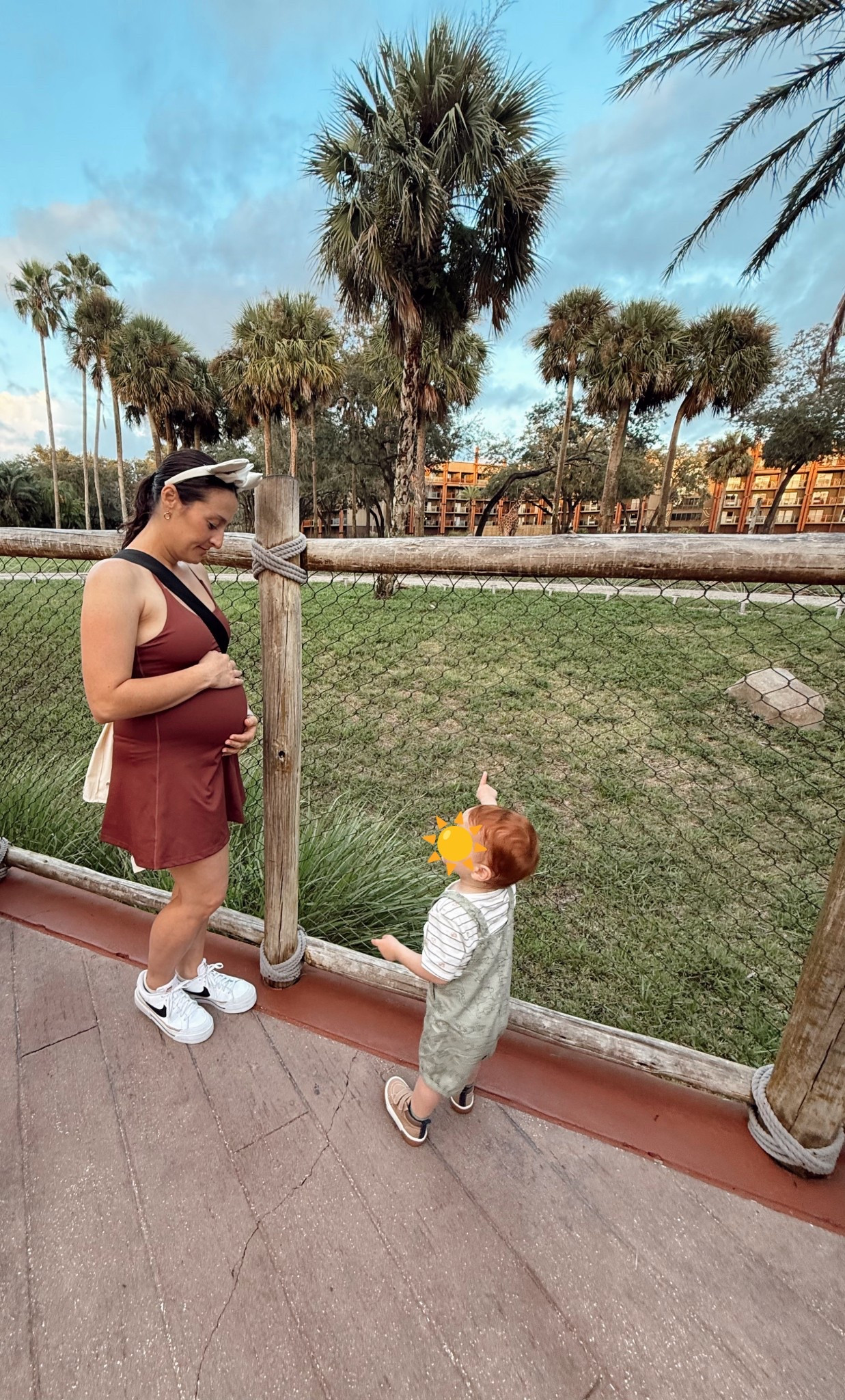 Maternity, but make it versatile! 

I have this exercise dress in multiple colors! It has built in shorts, a built in bra with padding, adjustable straps AND I’ve worn it during pregnancy and postpartum! The material is so stretchy that the a-line fit is perfect for regular wear but also is cute to dress up the bump! 

I ended up wearing earrings from a small shop that I love, spinning carousel co, but I almost wore my kate spade Minnie studs, linked below! 

#maternity #exercisedress #bumpfriendly #whattowearpregnant #disneyworld 

#LTKBump #LTKStyleTip #LTKTravel