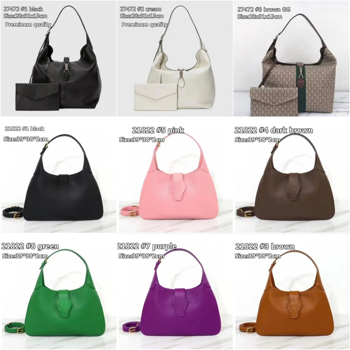 Preminum Quality Leather hobo Handbags Tote Bag Luxury Designer Big Capacity Bags 39*38*2cm | DHGate