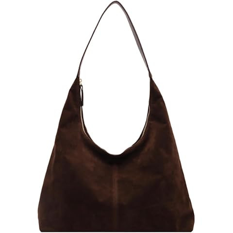 Women’s Trendy Suede Tote Bag Fall Winter Shoulder Handbags Purse For Women | Amazon (US)