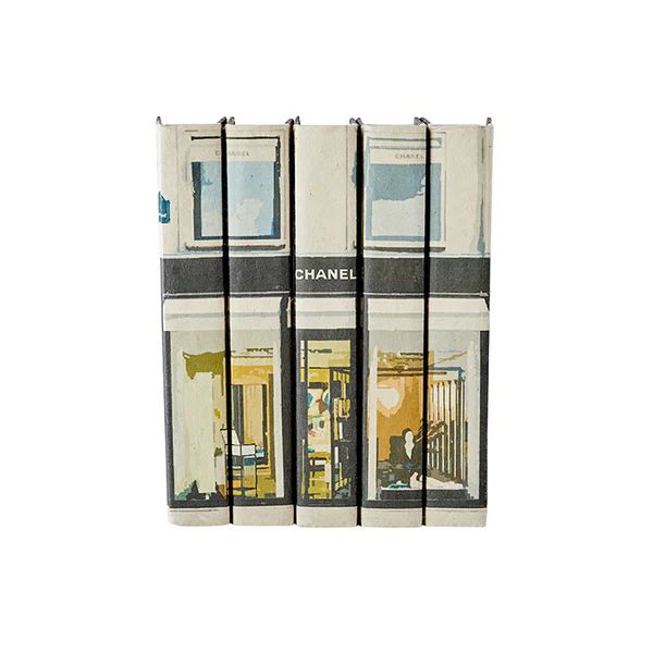 Chanel Large Decorative Book Stack | Caitlin Wilson Design