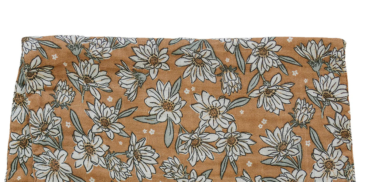 Mebie Baby Magnolia Muslin Burp Cloth | Mebie Baby