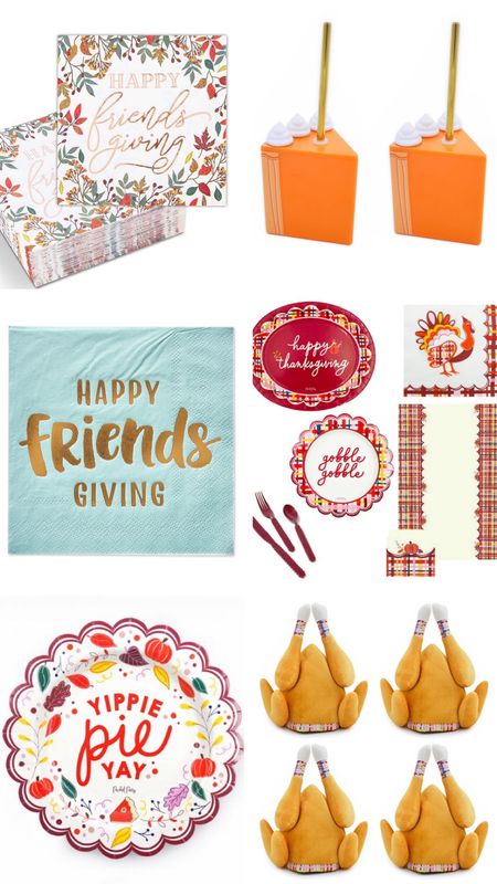 Thanksgiving Decor, napkins and entertaining ideas for Friendsgiving  parties! 

#LTKhome #LTKSeasonal #LTKHoliday