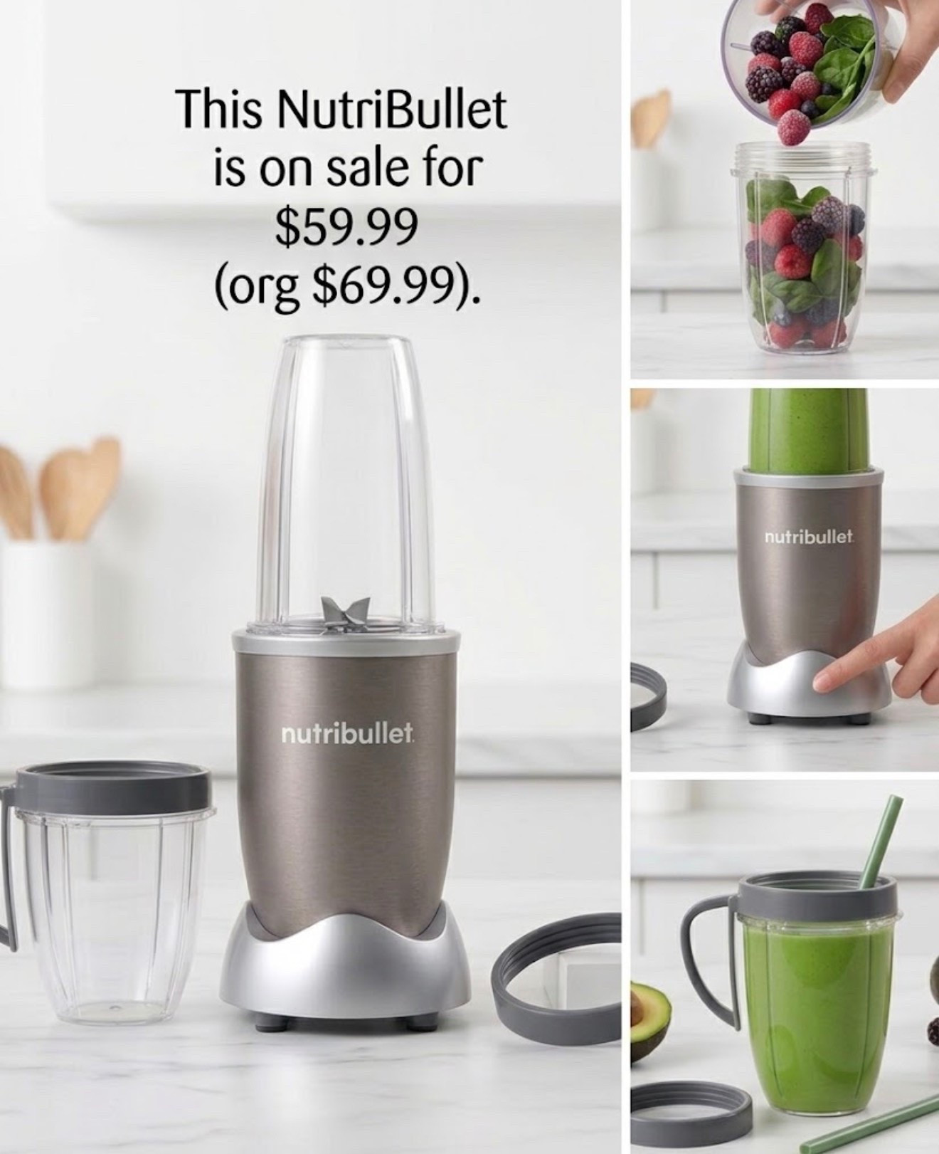 I’ve always loved NutriBullet because it’s just so user-friendly—super easy to use, quick to clean, and perfect for daily smoothies. But before I pull the trigger, I have to ask: what blender is everyone using these days? Do you have a favorite you swear by, or are you team NutriBullet too?

#LTKHome #LTKSaleAlert #LTKfoodie