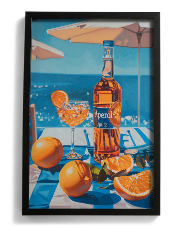 16x24 Coastal Aperol Shadow Box | TJ Maxx