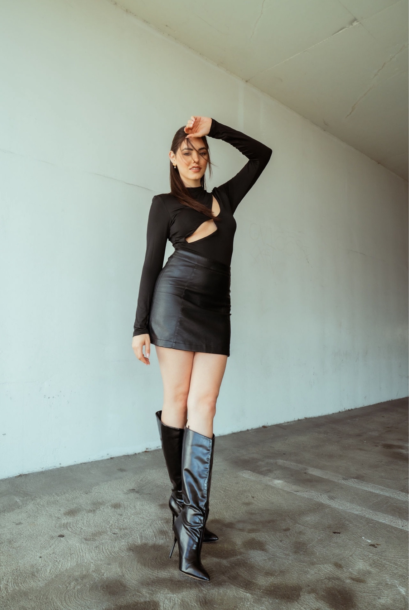 Hot girl winter 🖤 
Black body suit from pepper Mayo 

#LTKSeasonal #LTKstyletip #LTKMostLoved