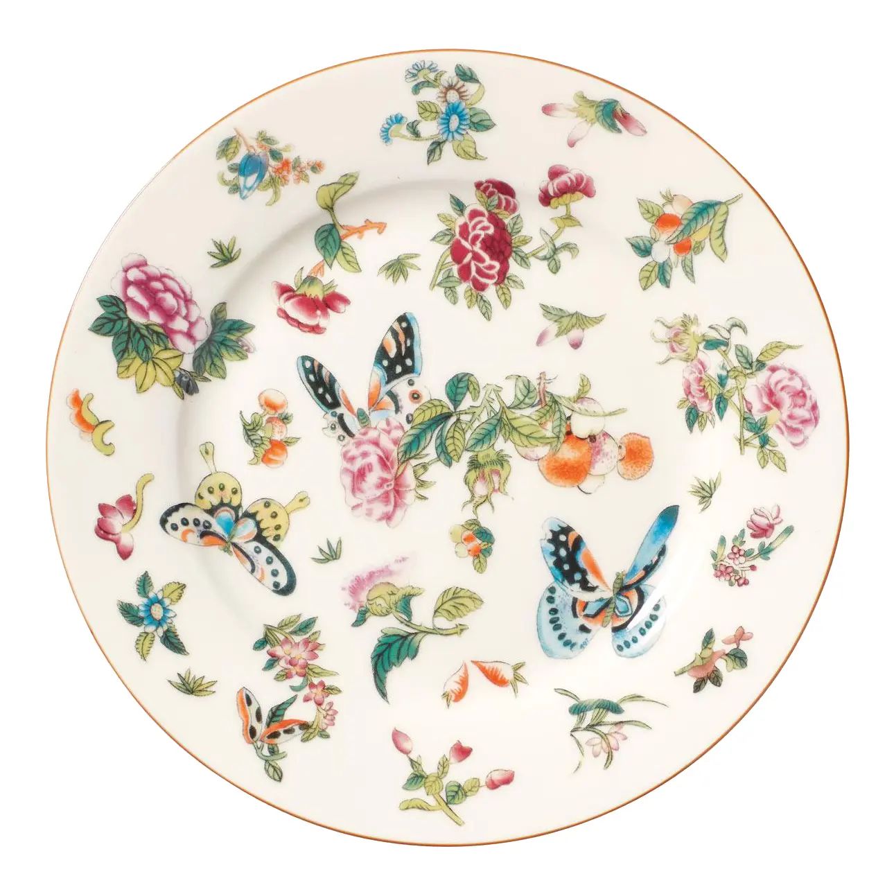 Adam Lippes Four Roseraie Side Plates | Chairish