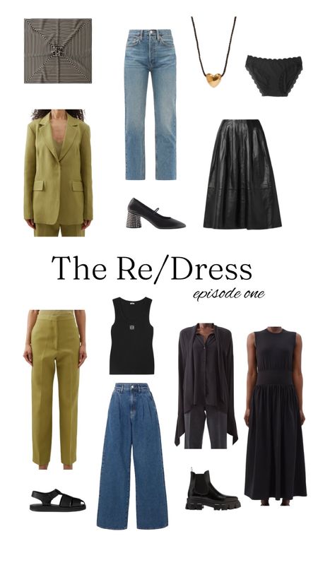 The Re/dress podcast, Top selects, what we are wearing, spring style, spring fashion, staple pieces, pleated leather skirt, wide leg jeans, silk scalf, embellished leather mules, Chelsea boots, Jersey midi dress

#LTKSeasonal #LTKstyletip #LTKeurope