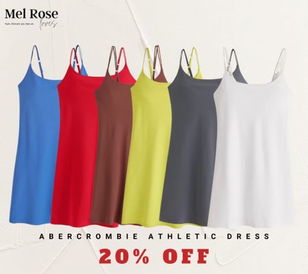 The BEST athletic dress 20% off right now! I’ve tried Amazon and Target versions, but this one is so much better! 
Comes in 16 colors!

I’m short, but I get a talk because I like to wear them golfing! But I wear them everywhere! Built in shorts and bra.

Tennis
Girls golf outfit
Athleisure 
Airport outfit
Travel outfit
Brunch outfit


#LTKFind #LTKsalealert #LTKunder100