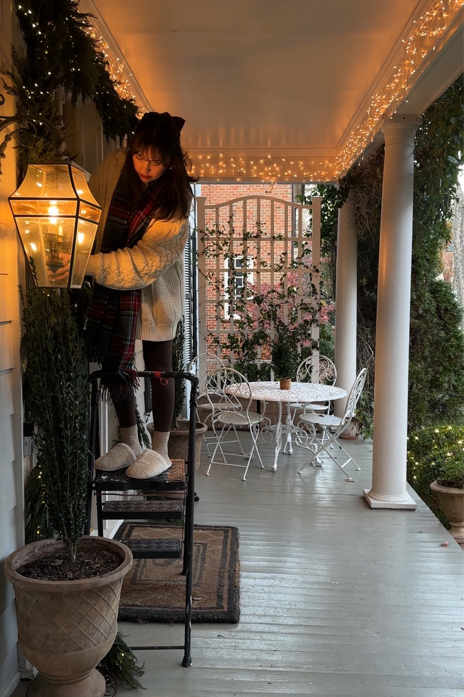 cozy outfit + hanging garland = the perfect December night 🧣

#LTKSeasonal #LTKHoliday #LTKHome