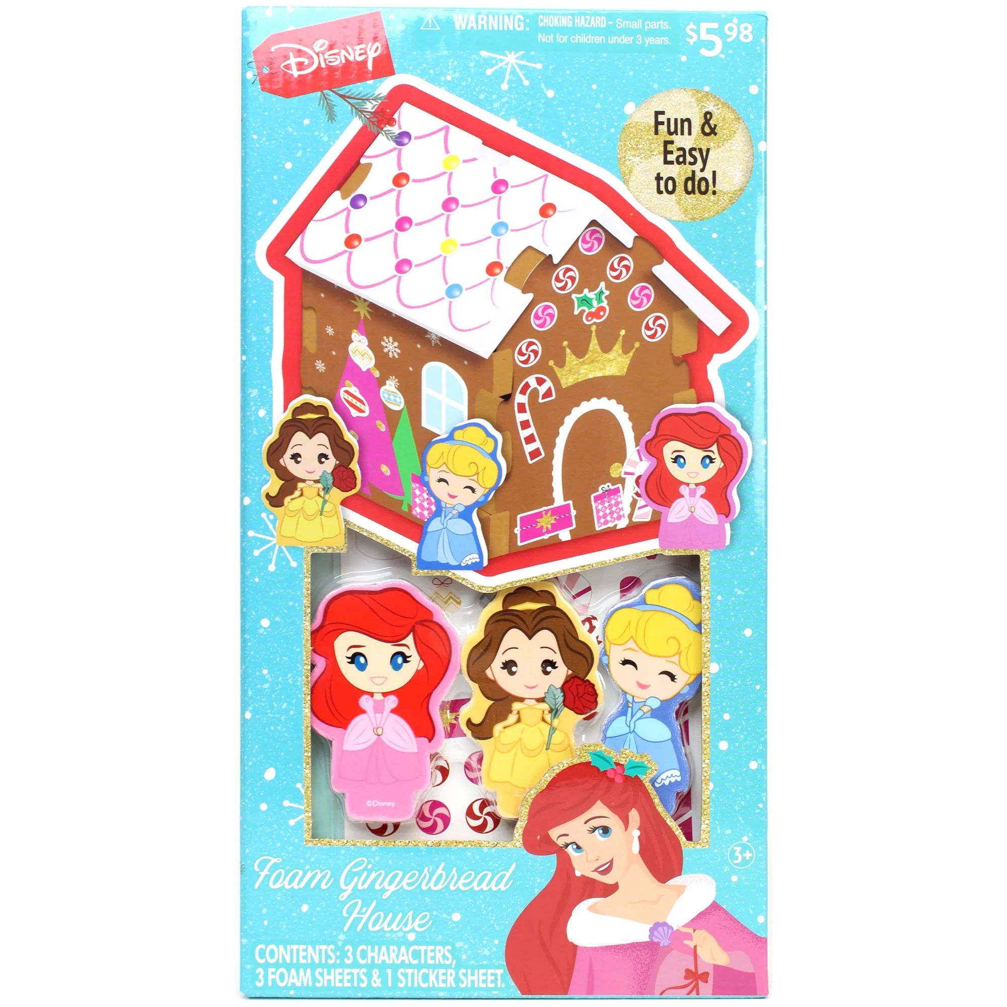 Disney Princess Foam House Activity Kit, Child Age 3+ | Walmart (US)