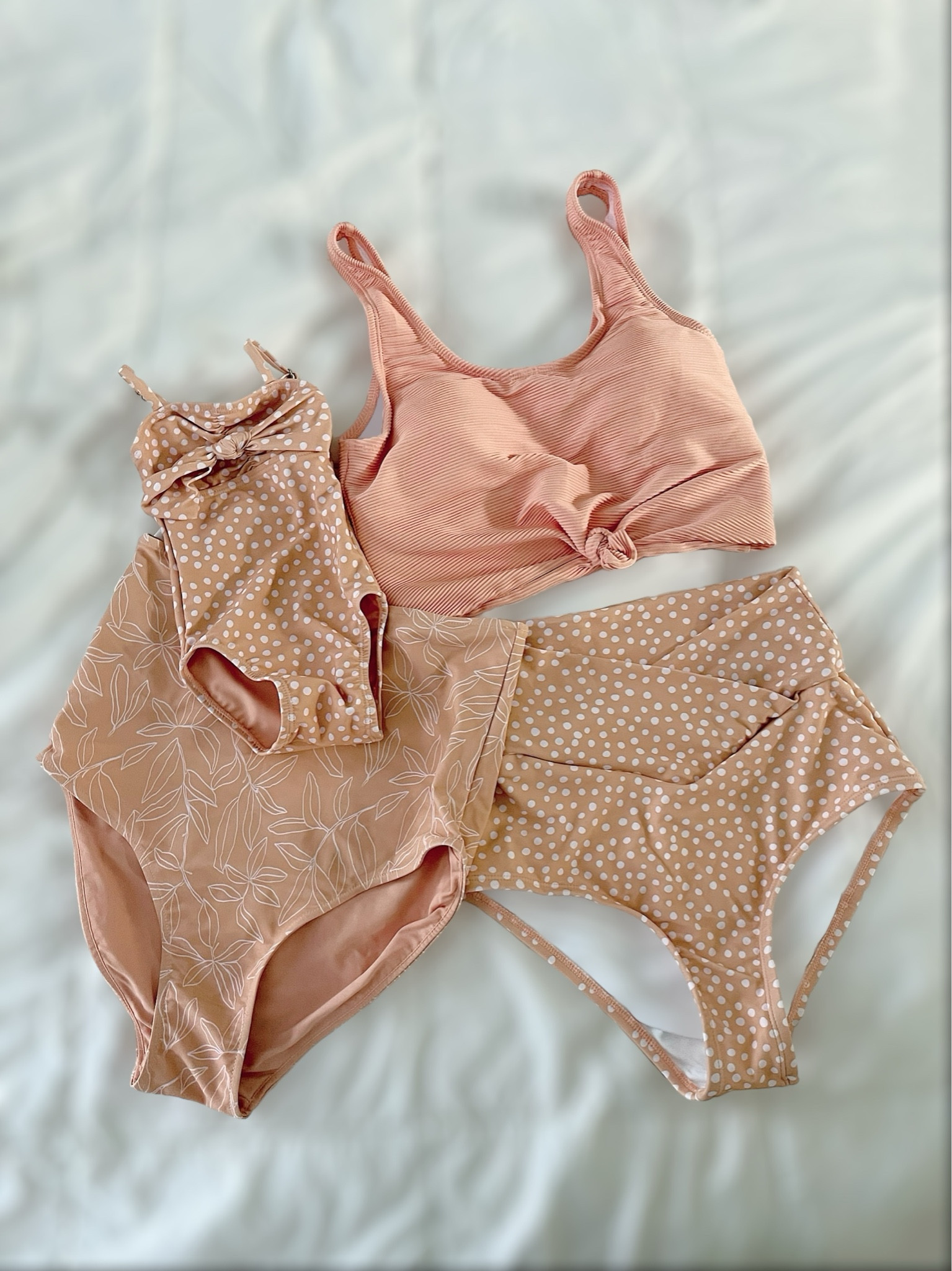 Mommy & me swimwear, tankini, mom swimsuits, high waisted bikini bottoms 

#LTKSwim #LTKBaby #LTKFindsUnder50