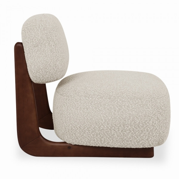 Didsbury Accent Chair, Speckled Stone Sustainable Boucle | Cult Furniture UK