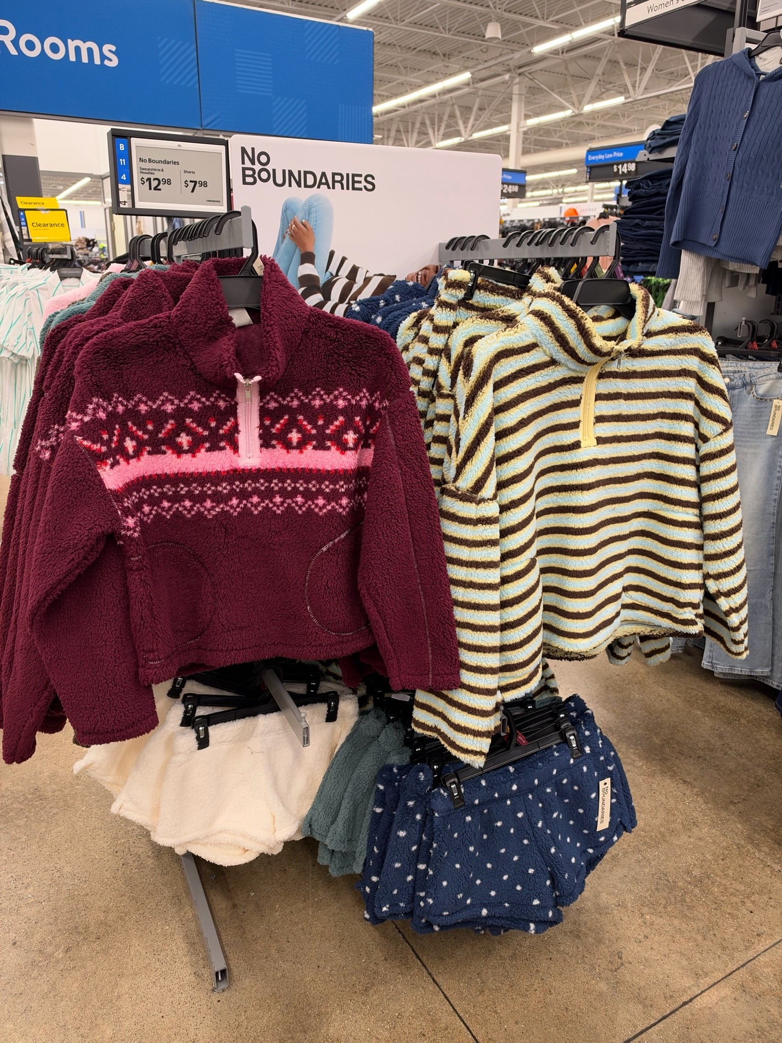 Walmart✨ new arrivals! Fleece pullovers and matching shorts! These are sure to sell out! 😍