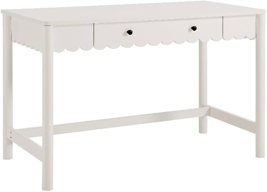 Modway Emmeline Scallop Desk in White | Amazon (US)