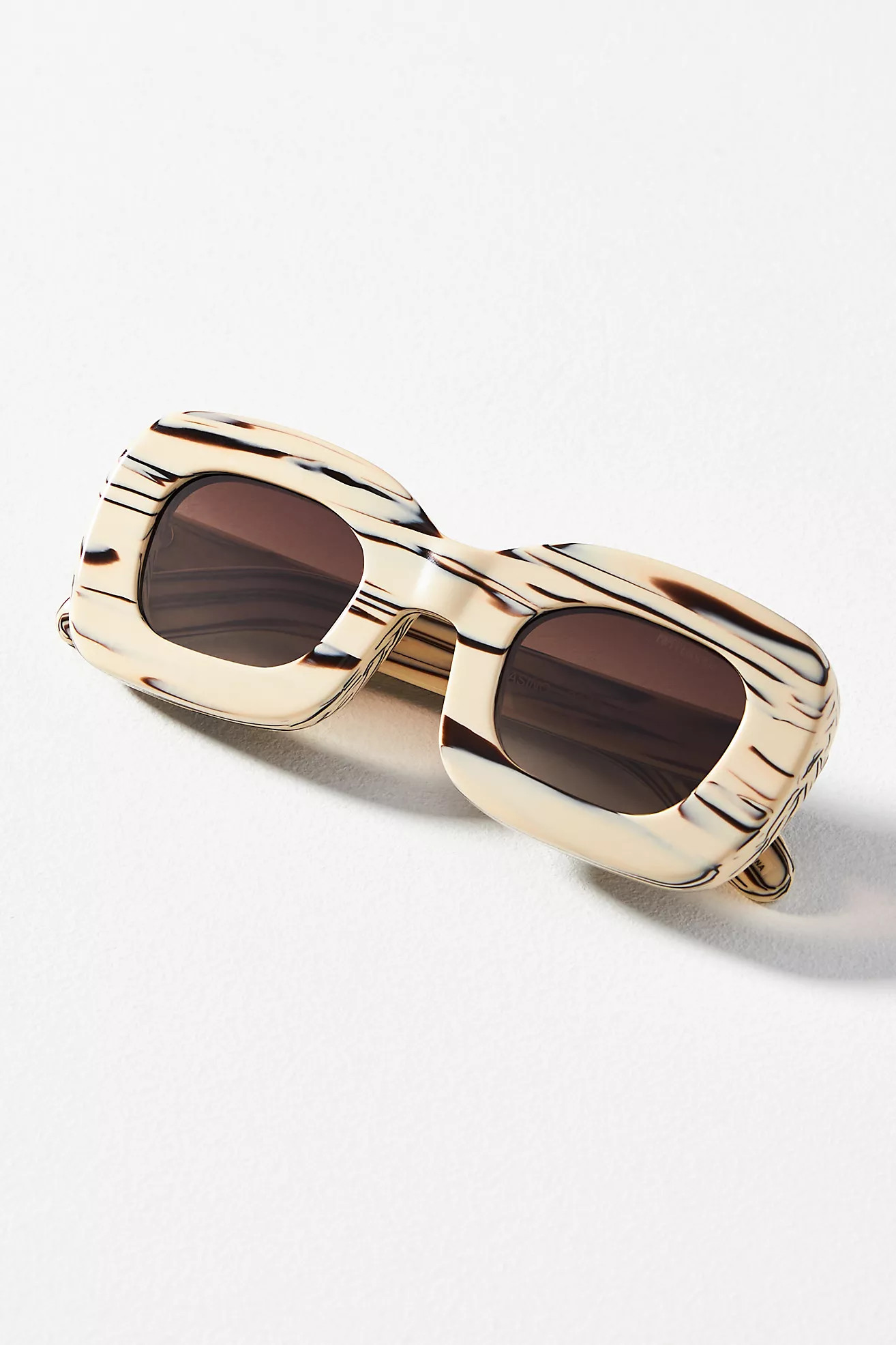 Poppy Lissiman Casino Oyster Sunglasses | Anthropologie (US)