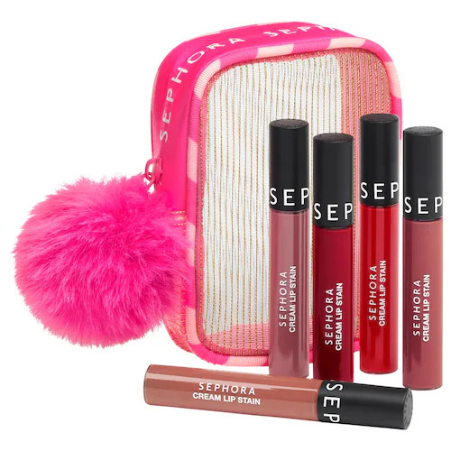 5pc Cream Lip Stain Makeup Gift Set | Sephora (US)