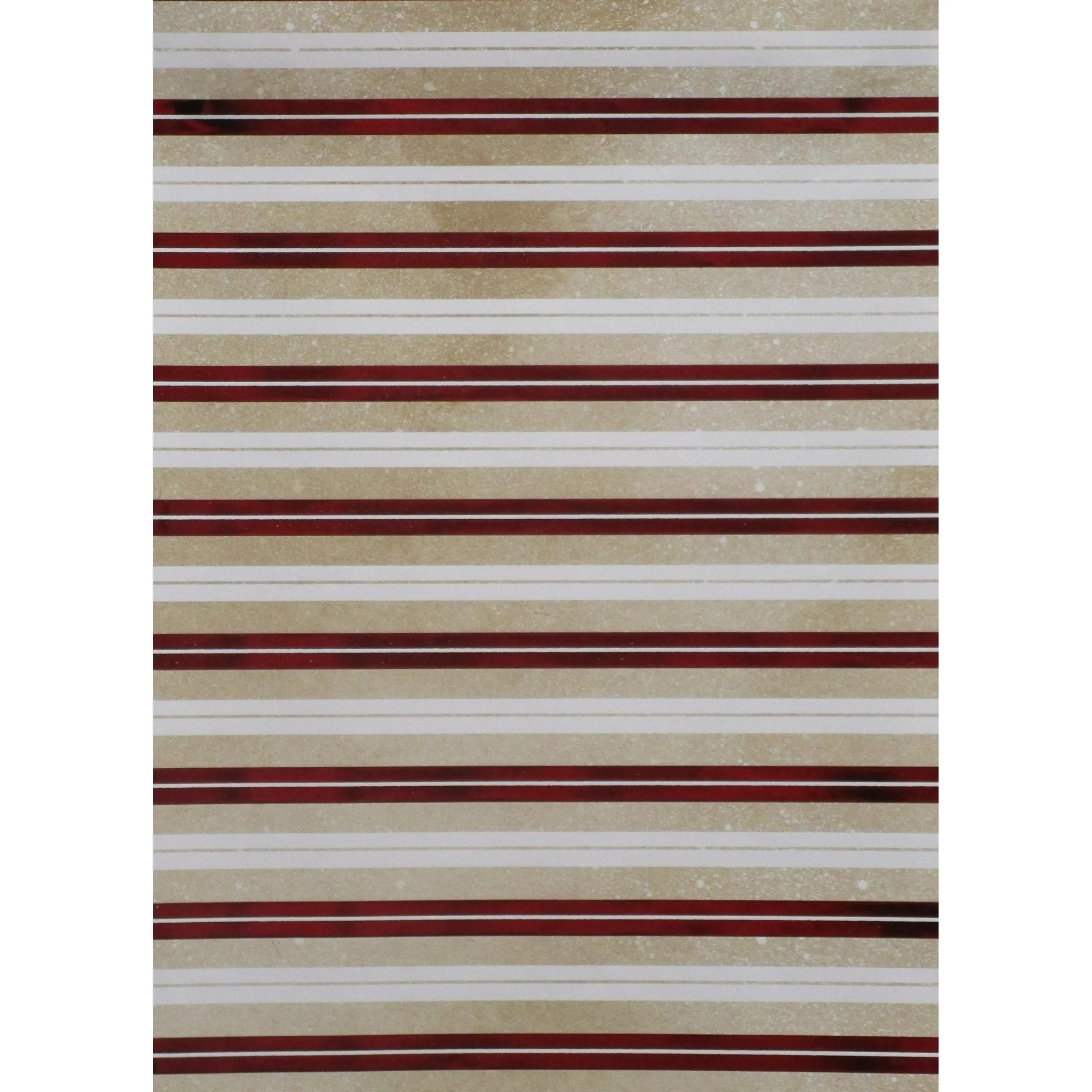 Red and White Stripes Premium Christmas Wrapping Paper, 25 sq ft, by Holiday Time | Walmart (US)