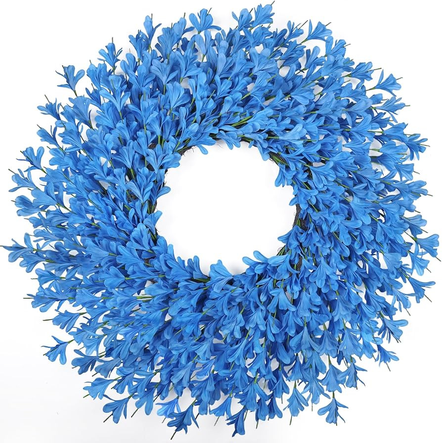 26 Inch Spring Wreaths for Front Door Large Easter Valentines Forsythia Floral Summer Spring Door... | Amazon (US)