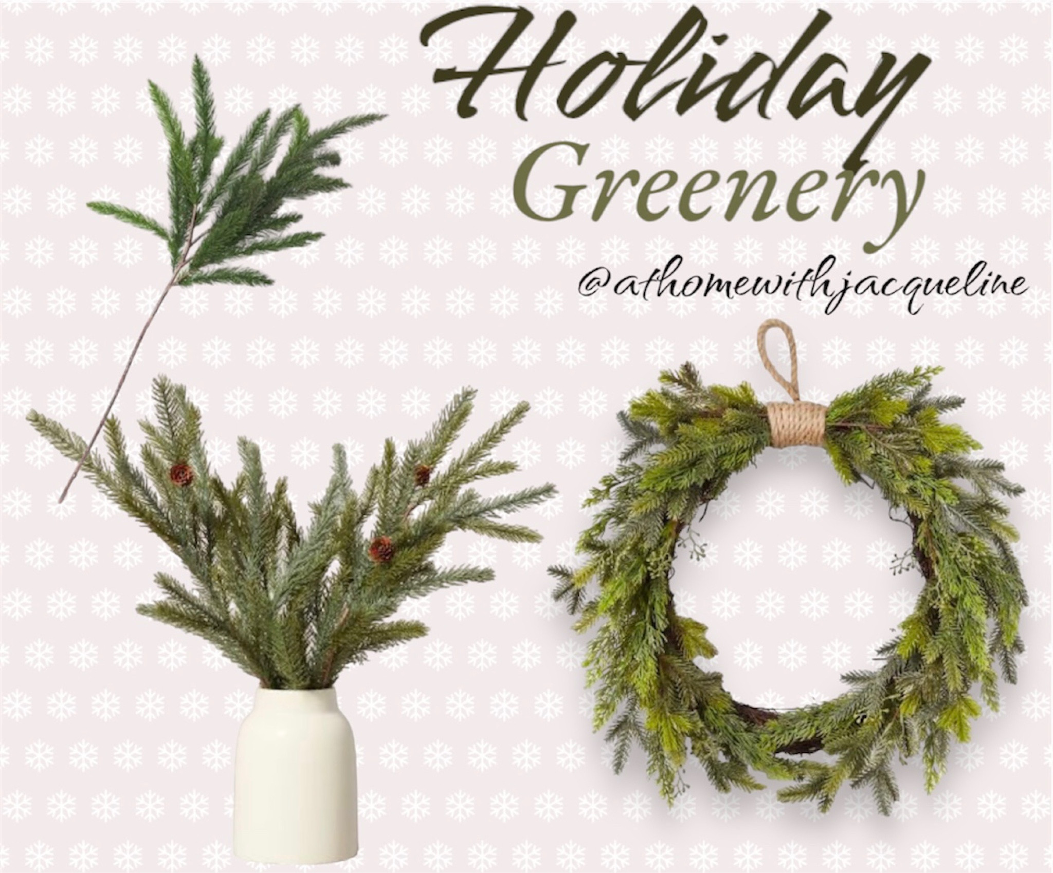 Holiday greenery. Christmas stems. Home for Christmas. Norfolk stems. Pine stems. Wreath  

#LTKHolidaySale #LTKHoliday #LTKSeasonal