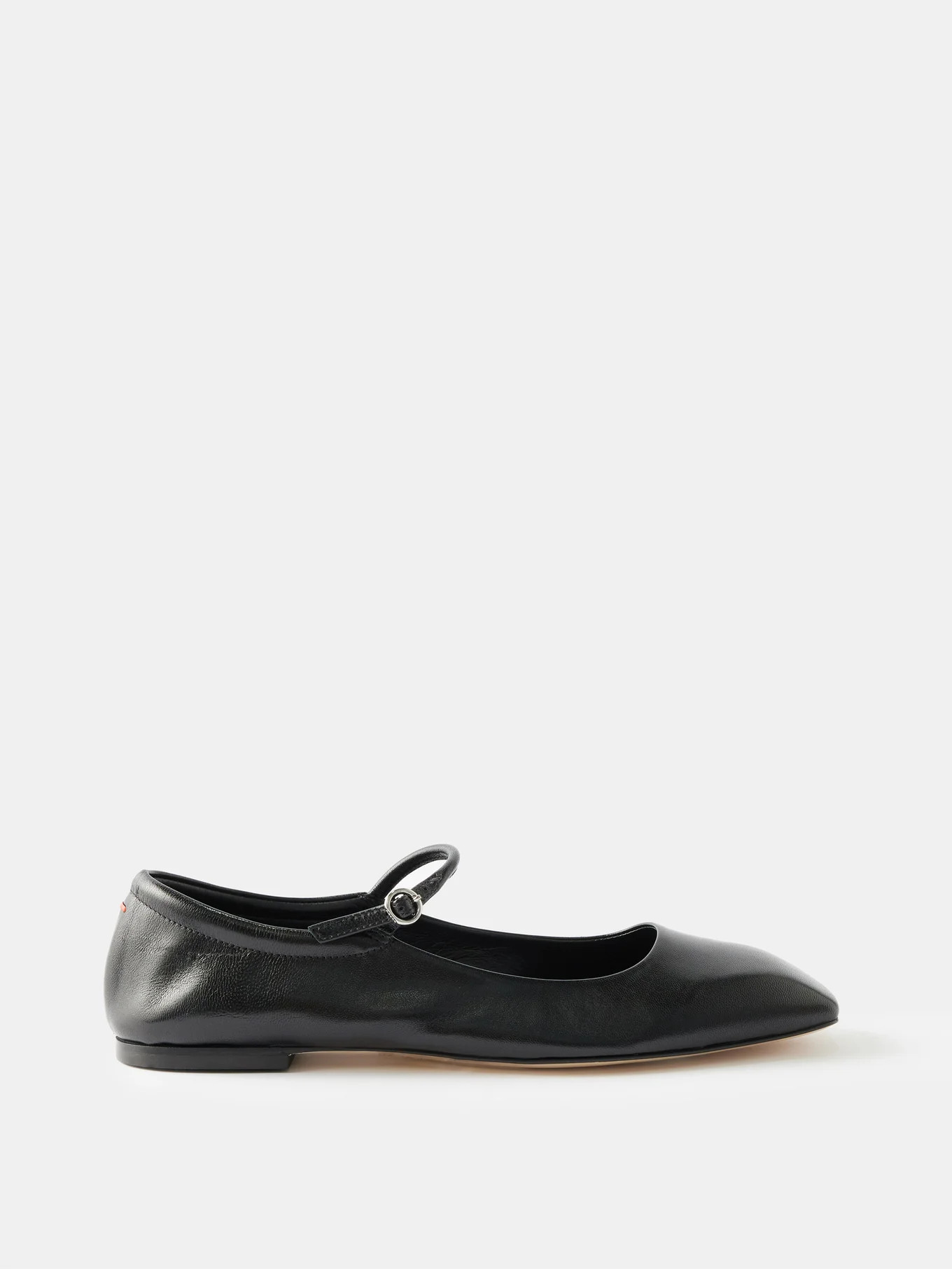 Uma square-toe leather ballet pumps | Matches (UK)