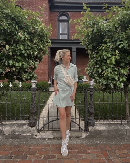 Strolling around town in @belladahl🌿 Bella Dahl has been one of my go-to’s for elevated basics for years—their timeless, super soft styles are ones that I reach for year after year in my closet. Shop this outfit + more of my Bella Dahl faves in my @shop.ltk storefront via the link in my profile! #BellaDahl #HeyDahl (ad) 

#LTKStyleTip #LTKTravel #LTKWorkwear