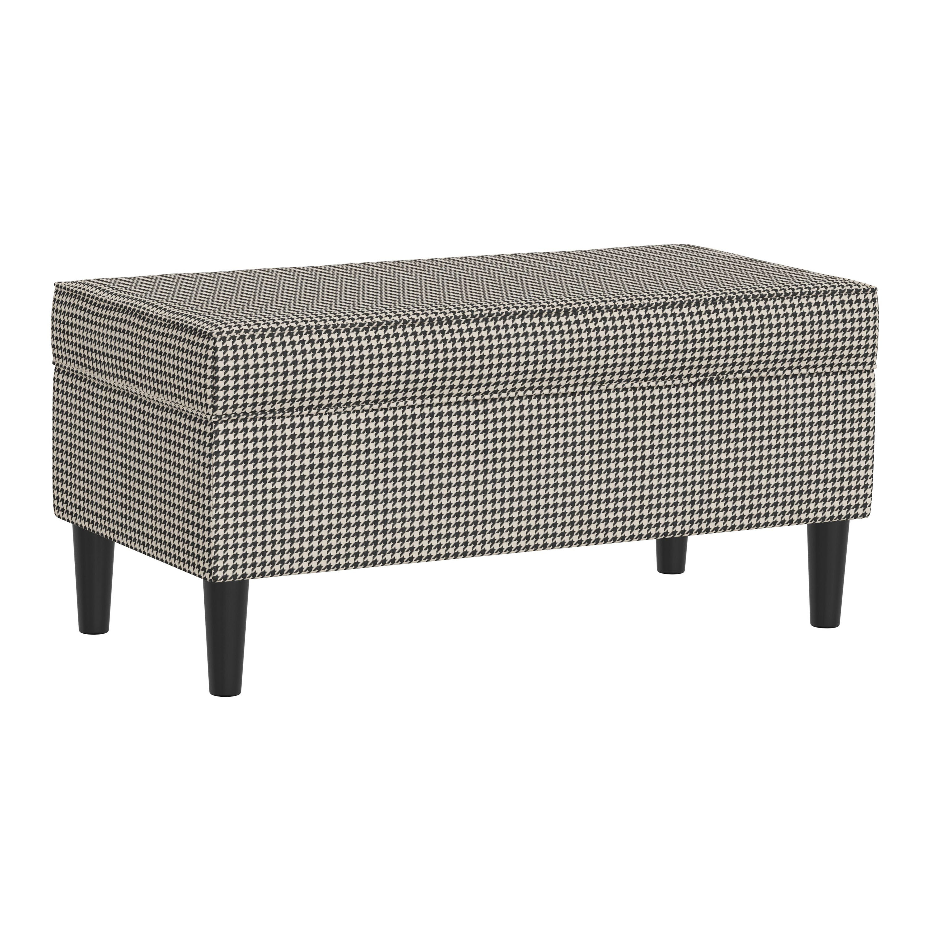 Tabitha Print Upholstered Storage Bench | World Market