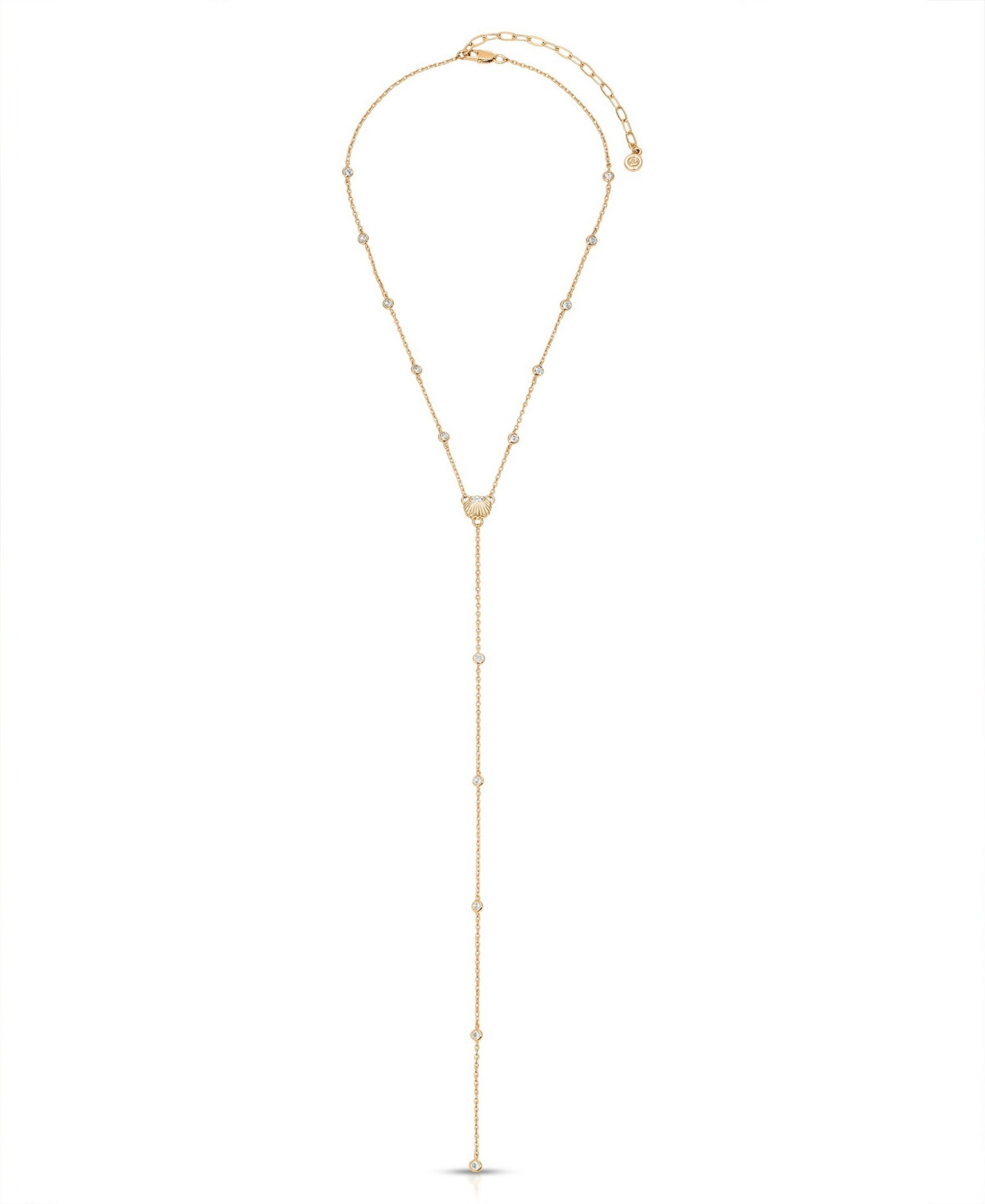 Ettika Santorini Shell Lariat Necklace - Gold | Macy's