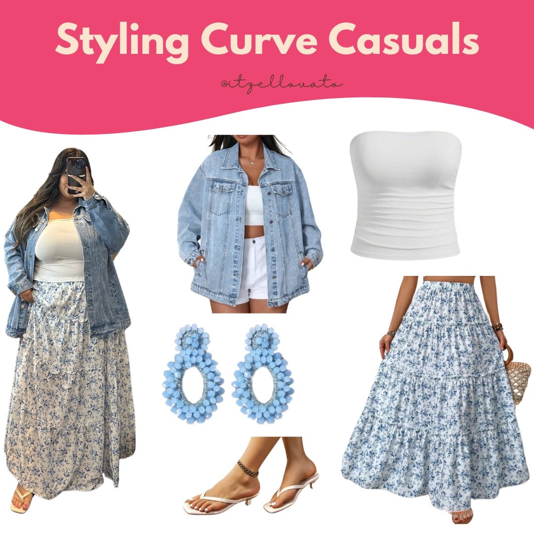Styling curve casuals. spring outfit. 

#LTKStyleTip #LTKMidsize #LTKPlusSize