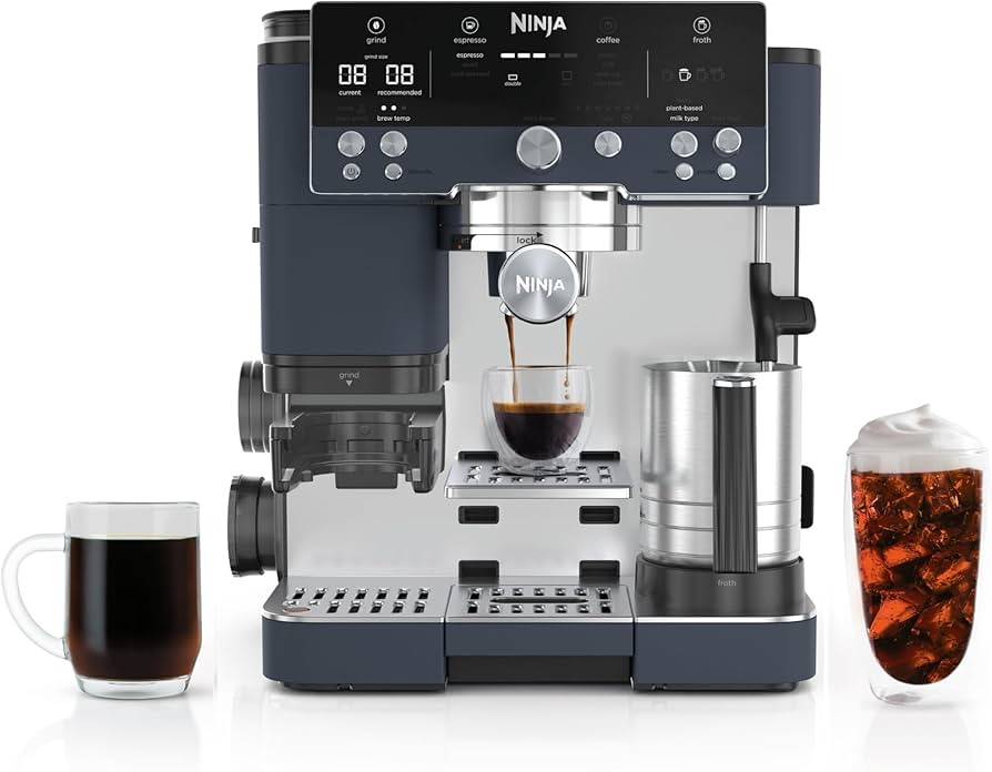 Ninja Luxe Café Premier 3-in-1 Espresso Machine, Drip Coffee, & Rapid Cold Brew | Built-in Coffe... | Amazon (US)