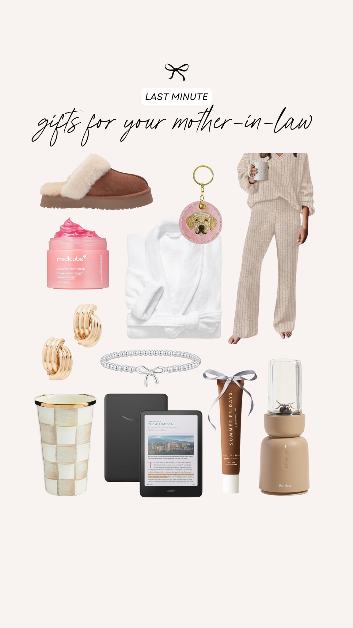 Last minute gift ideas for your mother in law!

Mil gift ideas, Amazon gifts for her, Amazon gift guide, last minute gifts for her 

#LTKGiftGuide #LTKHoliday