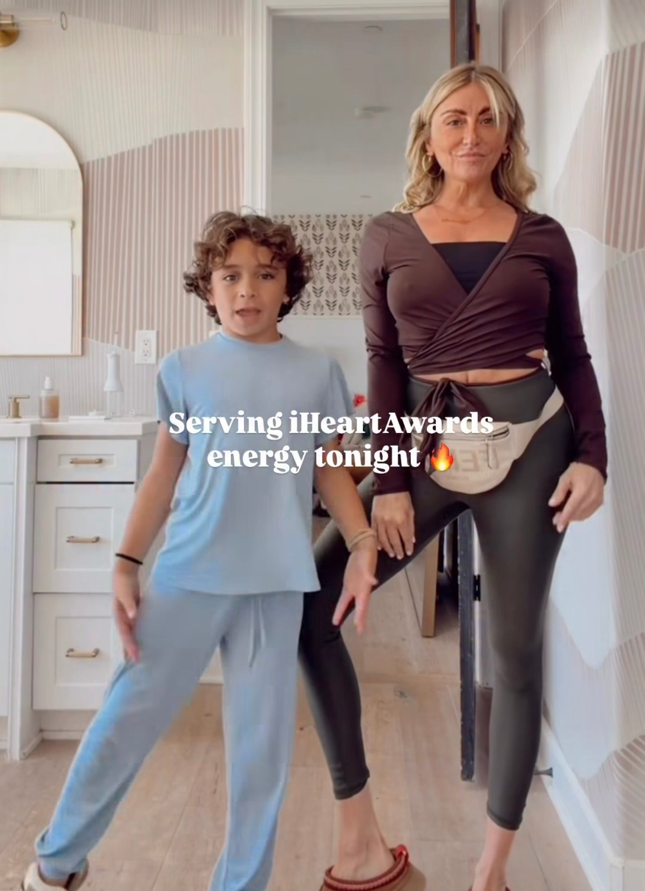 Get ready with us for the IHeartRadio music awards! Pre-show tik toks with Silks pajamas! 

#LTKTravel #LTKKids #LTKgrwm