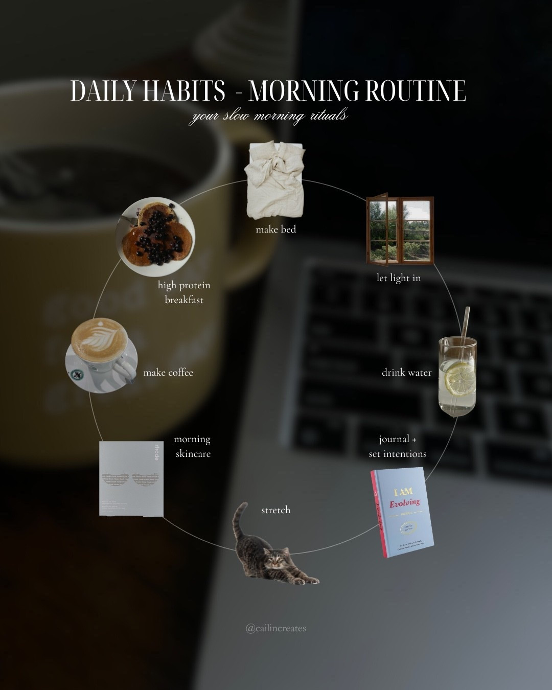 Daily habits that changed my mornings ☕✨
A simple, realistic morning routine focused on hydration, movement, skincare, and intention setting. These small habits help me feel more grounded, productive, and calm before the day starts.
Shop the morning routine essentials I use below - perfect for building better habits and creating a cozy, intentional start to your day.

morning routine • daily habits • wellness routine • healthy habits • self care morning • productivity habits • cozy morning routine • wellness lifestyle • intentional living



#LTKbeauty #LTKhome #LTKwinter