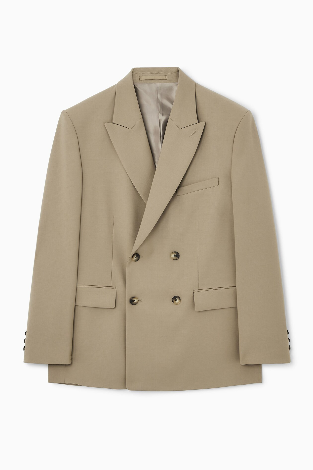 LOCKERER DOPPELREIHIGER WOLLBLAZER - BRAUN | COS (EU)