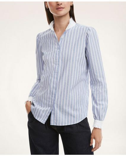 Supima® Cotton Dobby Shirt | Brooks Brothers