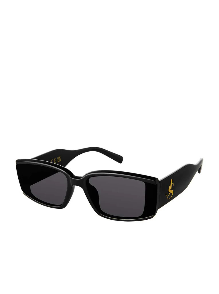 Modern Rectangular Sunglasses in Black | Jessica Simpson E Commerce