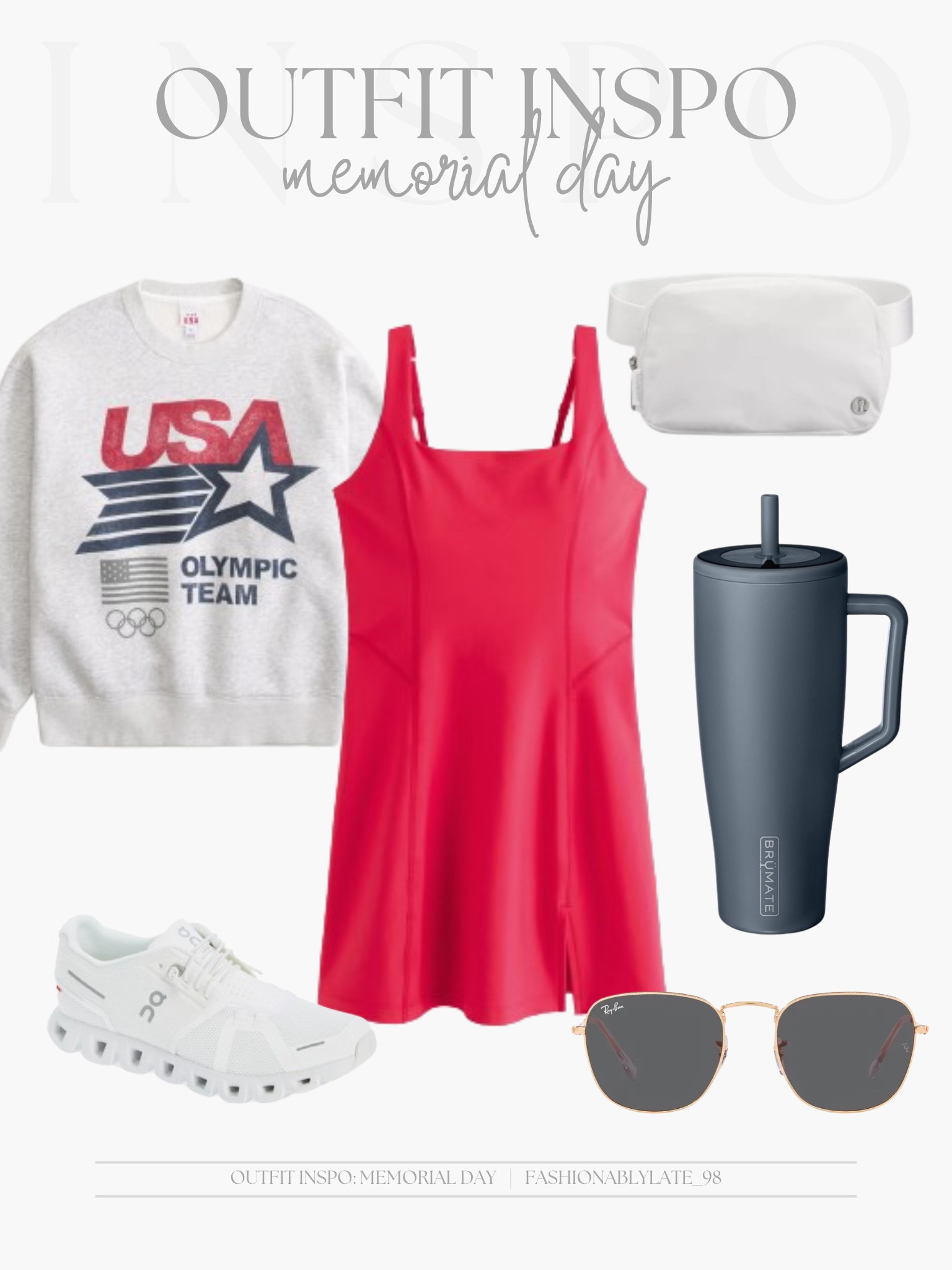casual patriotic outfit for memorial day or fourth of julyy

#LTKStyleTip