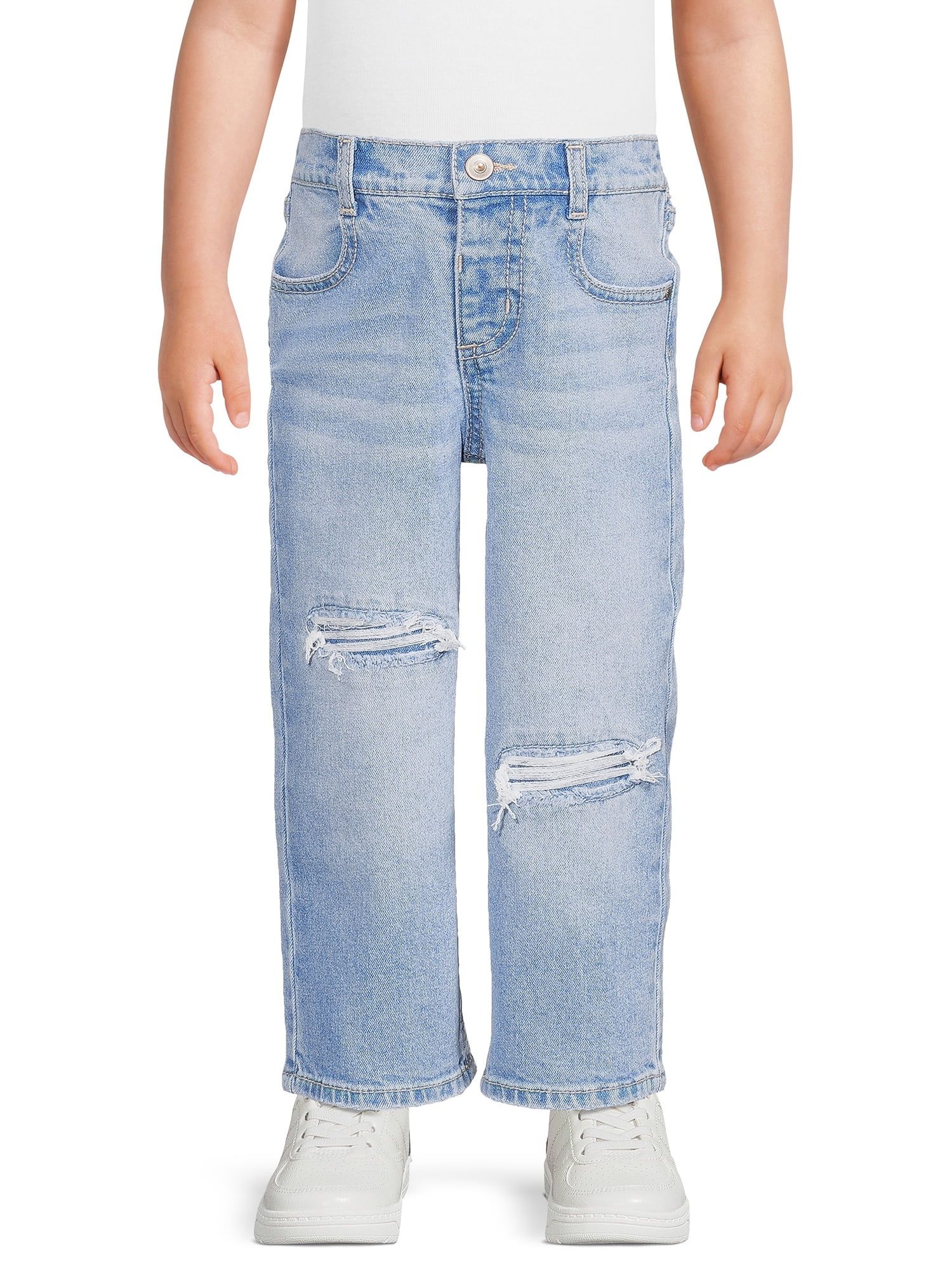 Wonder Nation Baby and Toddler Girls Jeans, Sizes 12M - 5T | Walmart (US)