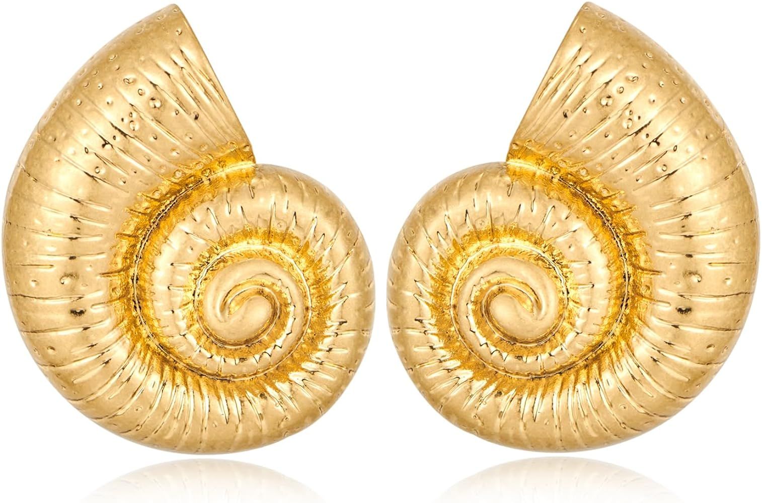 Gold Stud Earrings For Women Gold And Silver Lightweight Hypoallergenic Earrings Angel Wing State... | Amazon (US)