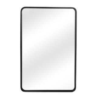 35.8 in. x 24.2 in. Rectangle Framed Wall Mirror | The Home Depot