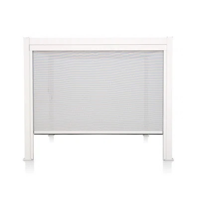 111 Aluminum Pull Down Privacy Screen for Pergola | Wayfair North America