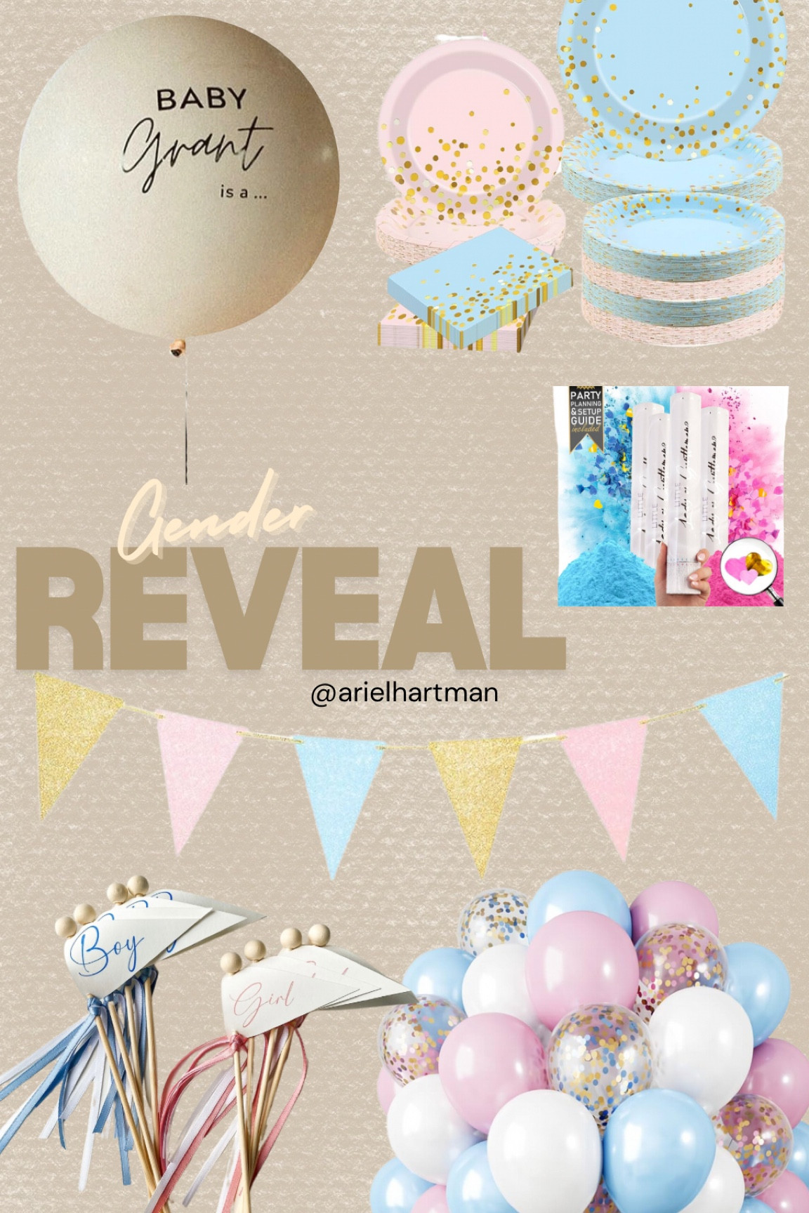 Baby gender reveal party idea 

#LTKFamily #LTKBaby #LTKParties