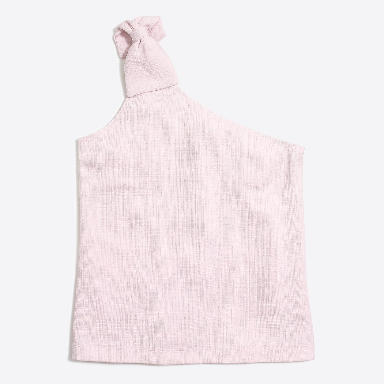 One-shoulder bow tank top | J.Crew Factory
